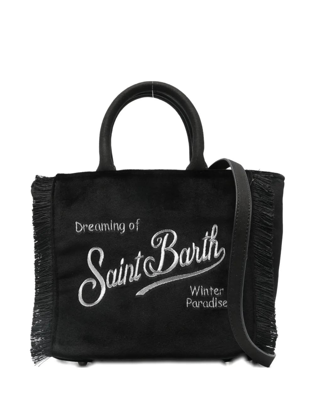 Mc2 Saint Barth Mini Vanity Tote Bag In Black