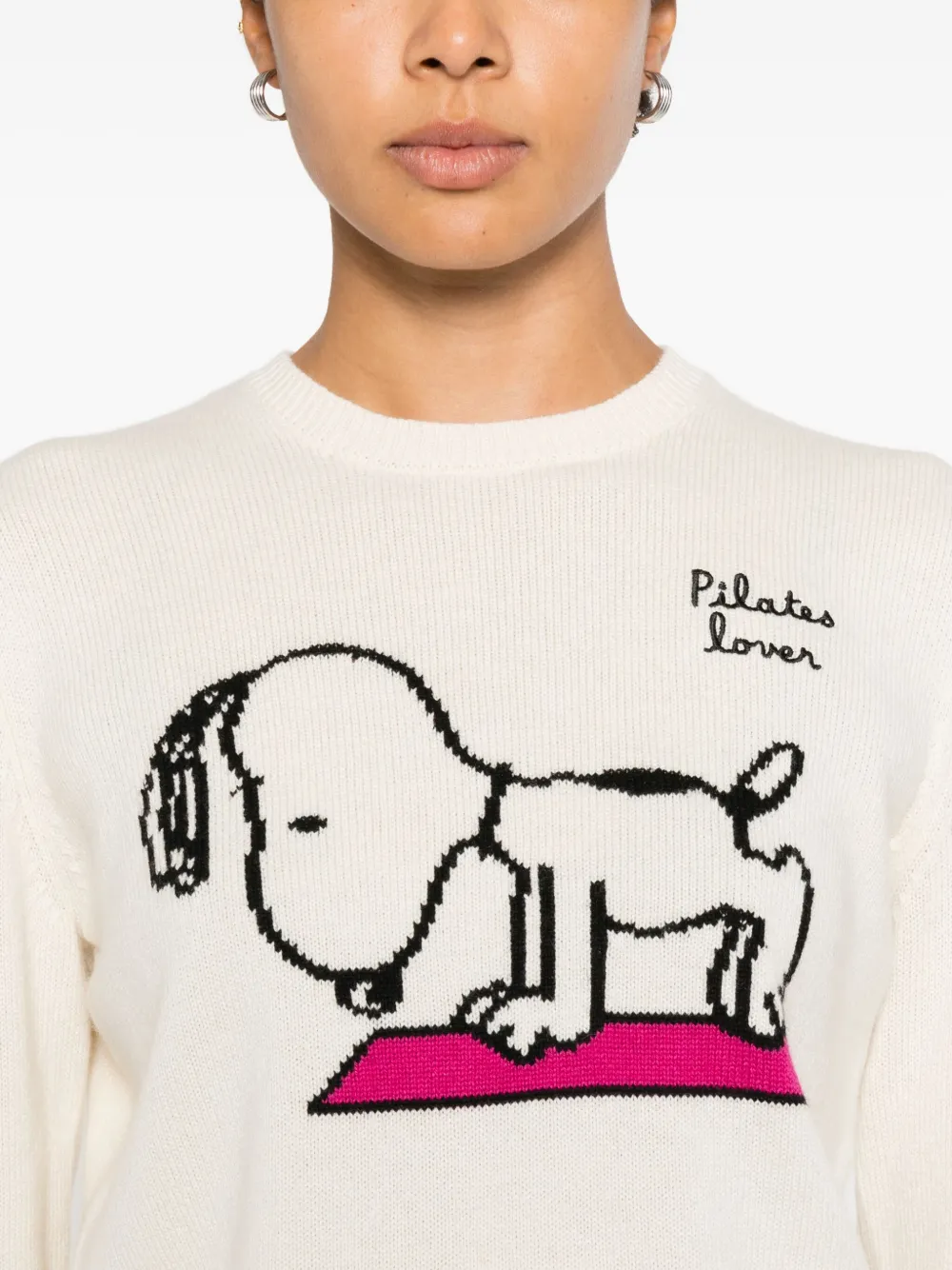 MC2 Saint Barth Sweater met ronde hals Beige