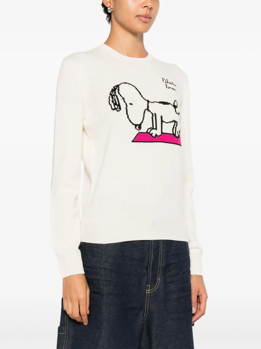 MC2 Saint Barth Sweater met ronde hals Beige