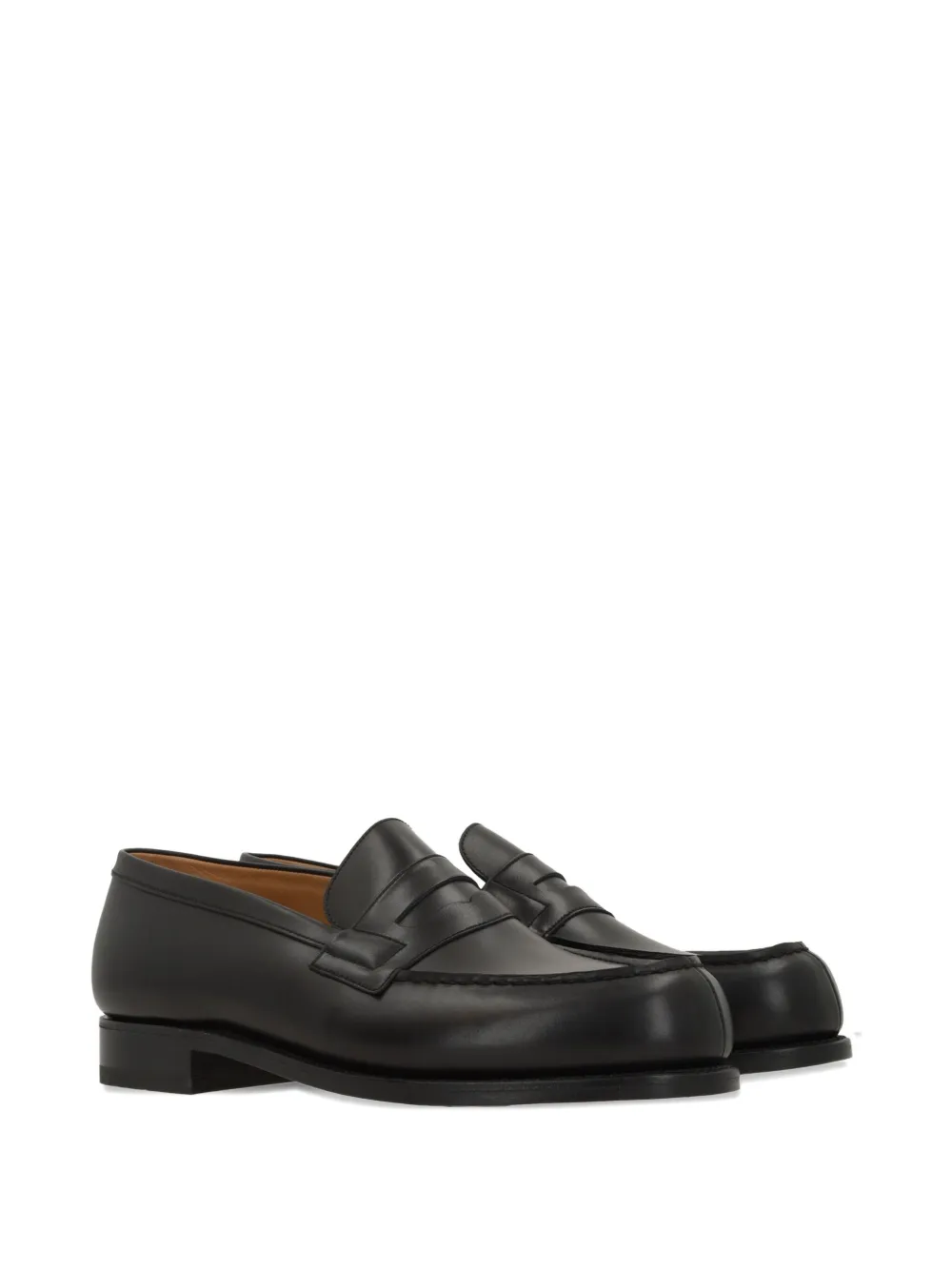 J.M. WESTON Leren loafers - Zwart
