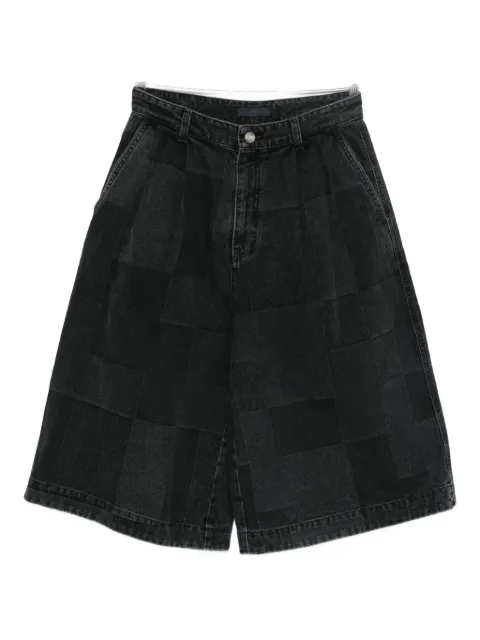 Juun.J patchwork bermuda shorts
