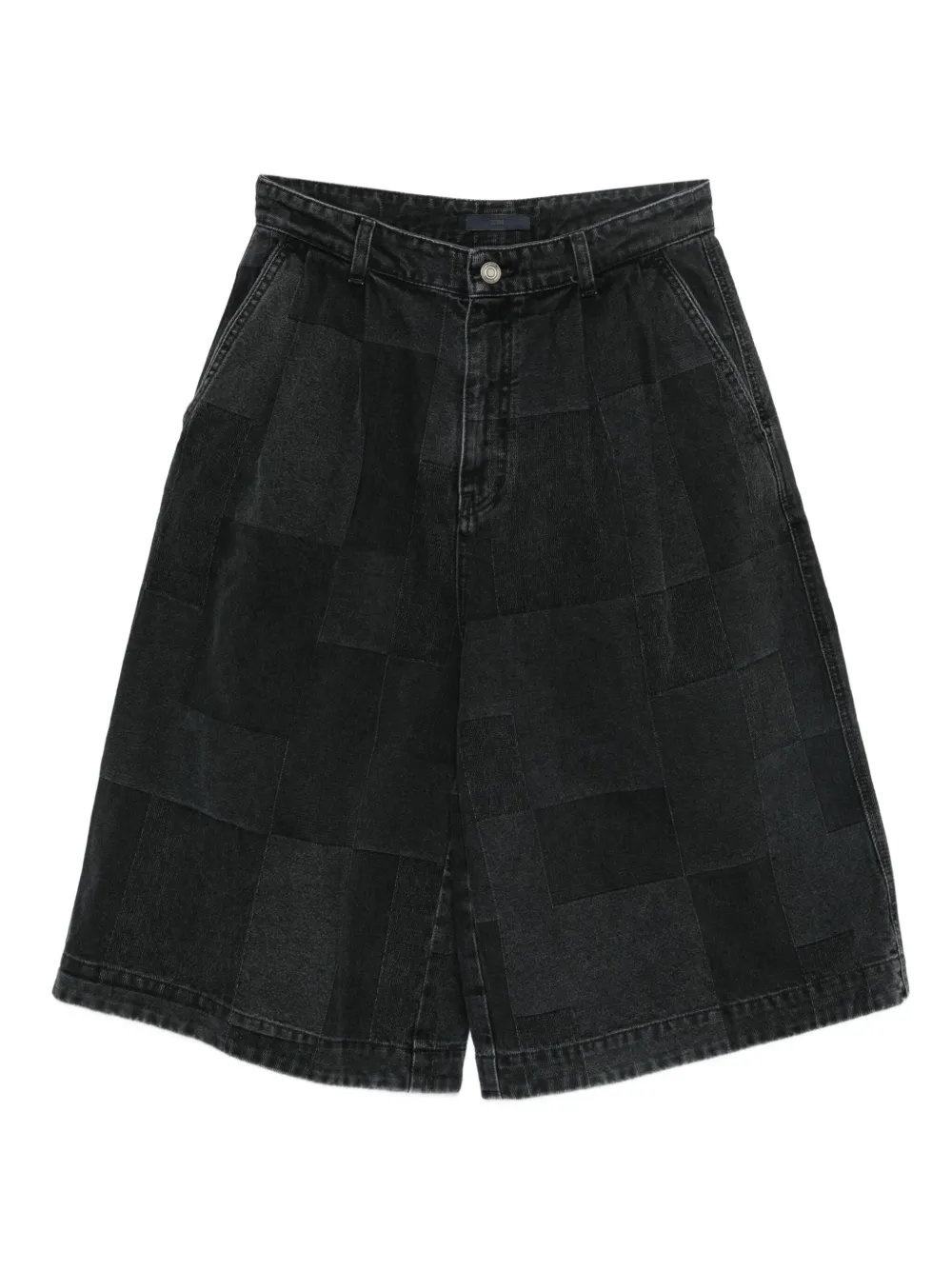 Juun.J bermudas con diseño patchwork | negro | Image 1