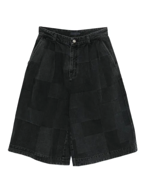 Juun.J bermudas con diseño patchwork