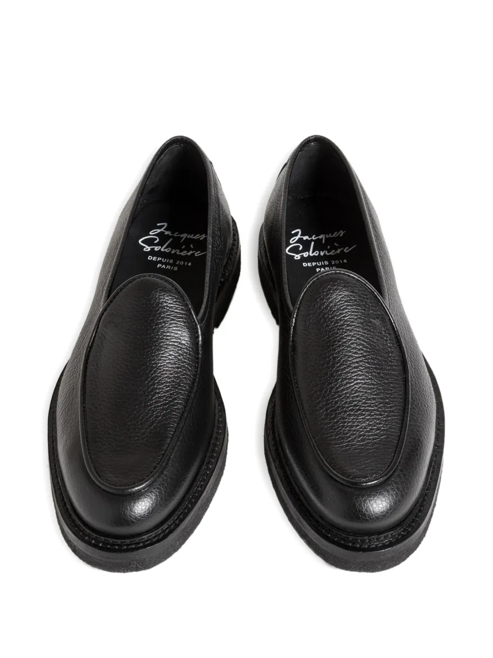 Soloviere grained Alexis loafers | Image 2