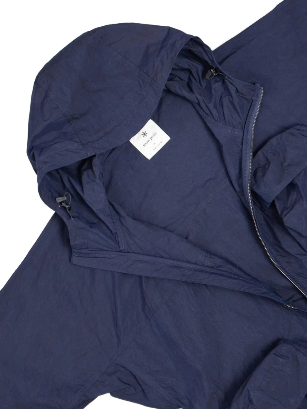 Snow Peak Parka met meerdere zakken Blauw