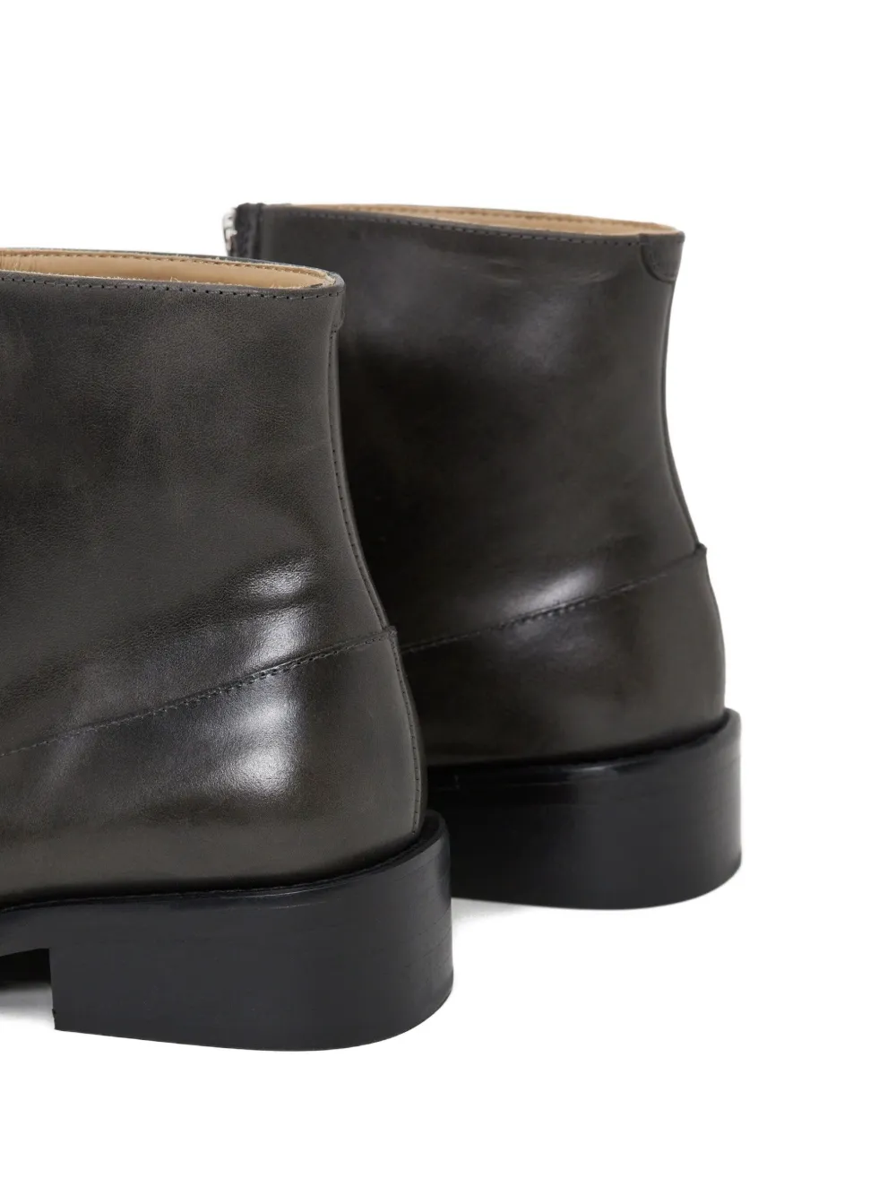 Paracia Cove leren laarzen Grijs