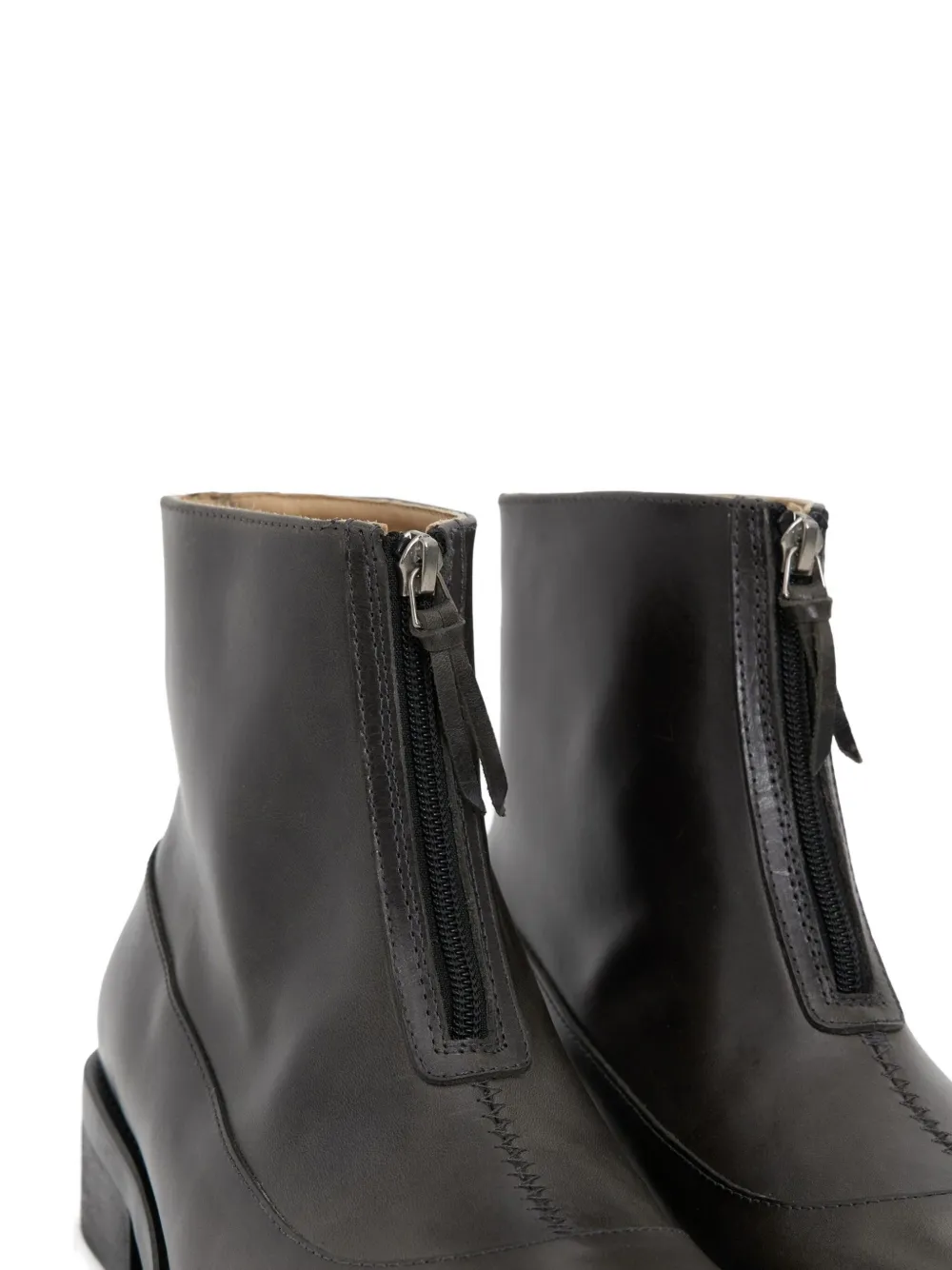 Paracia Cove leren laarzen Grijs