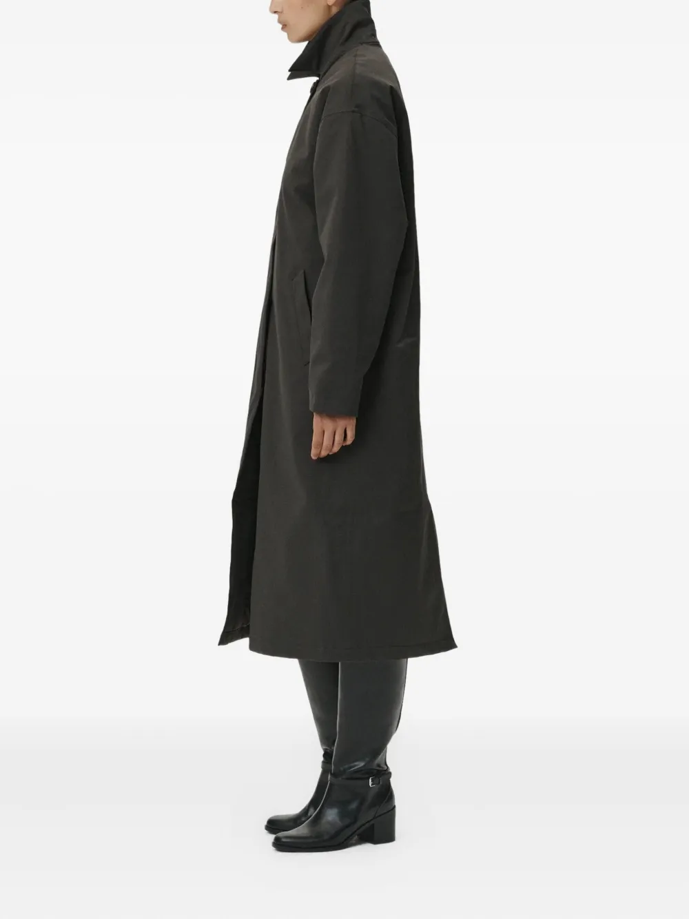 Welter Shelter Janice B Single-breasted Coat In Brown