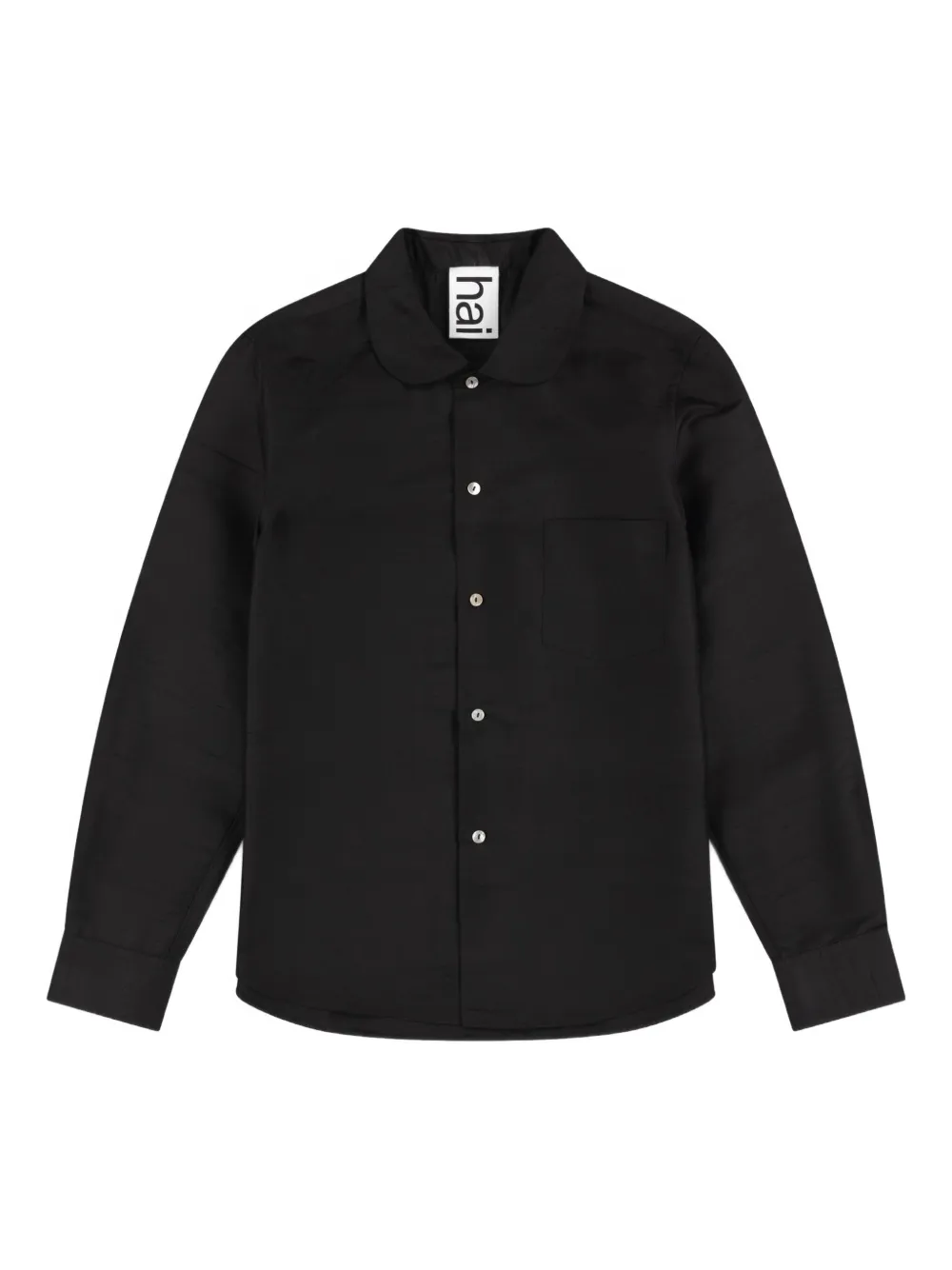 Hai Elia peter-pan collar shirt | Black | Image 1