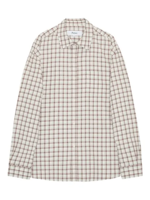 Palmes camisa con cuadros estampados