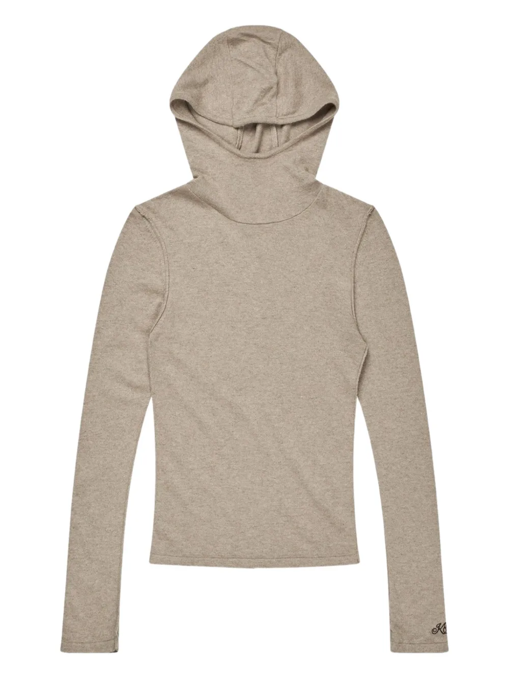 Kernemilk Vitus Hooded Sweater In Gray