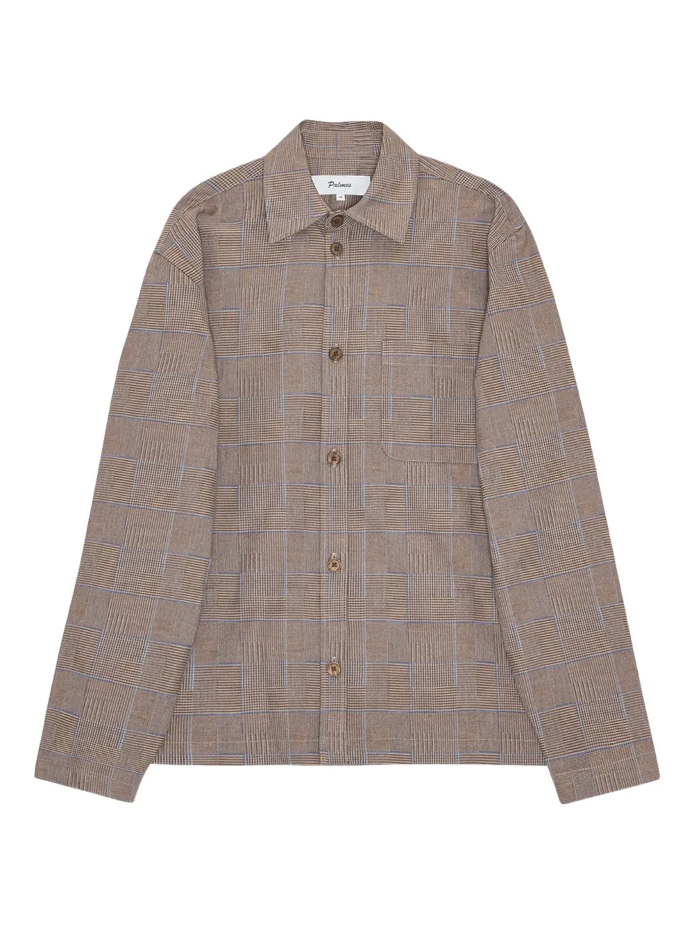 Palmes checked shirt | Brown | Image 1