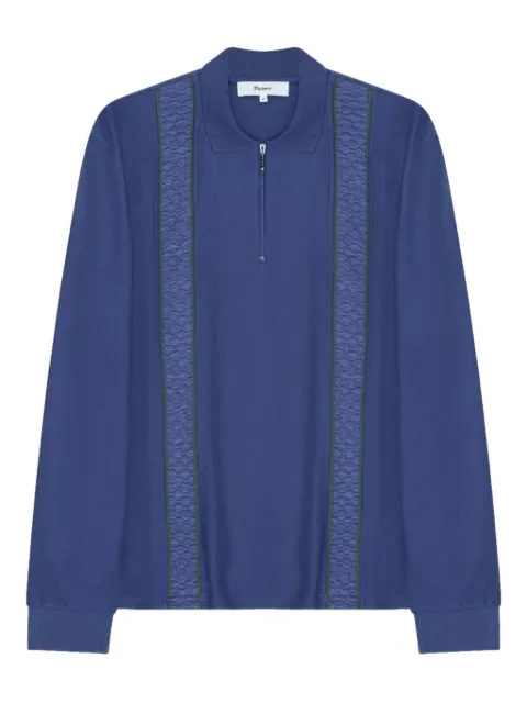 Palmes polo à col zippé