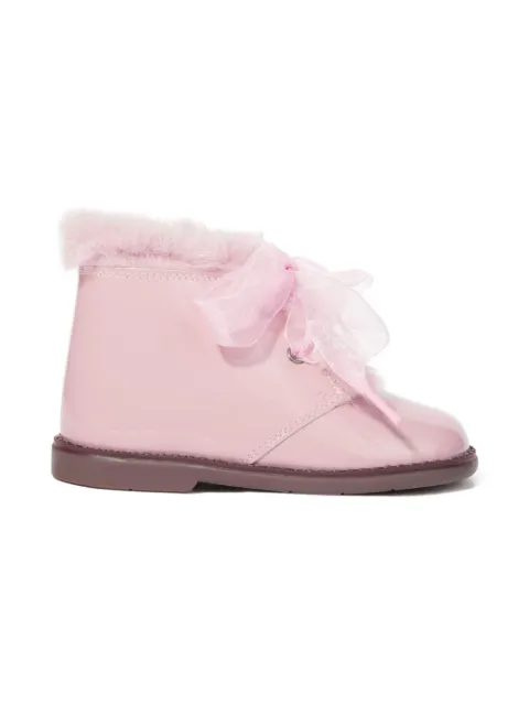 ANDANINES patent-leather ankle boots