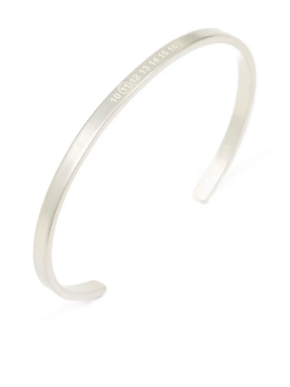  Maison Margiela Numbers-reference Cuff Bracelet - Silver 