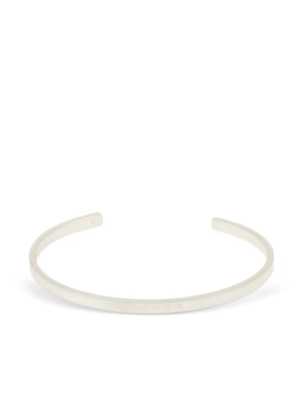 Maison Margiela Bracciale rigido - Argento
