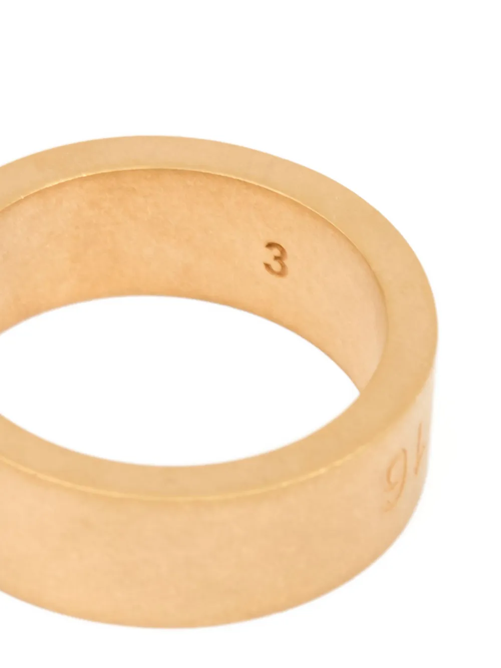  Maison Margiela Number-reference Ring - Gold 