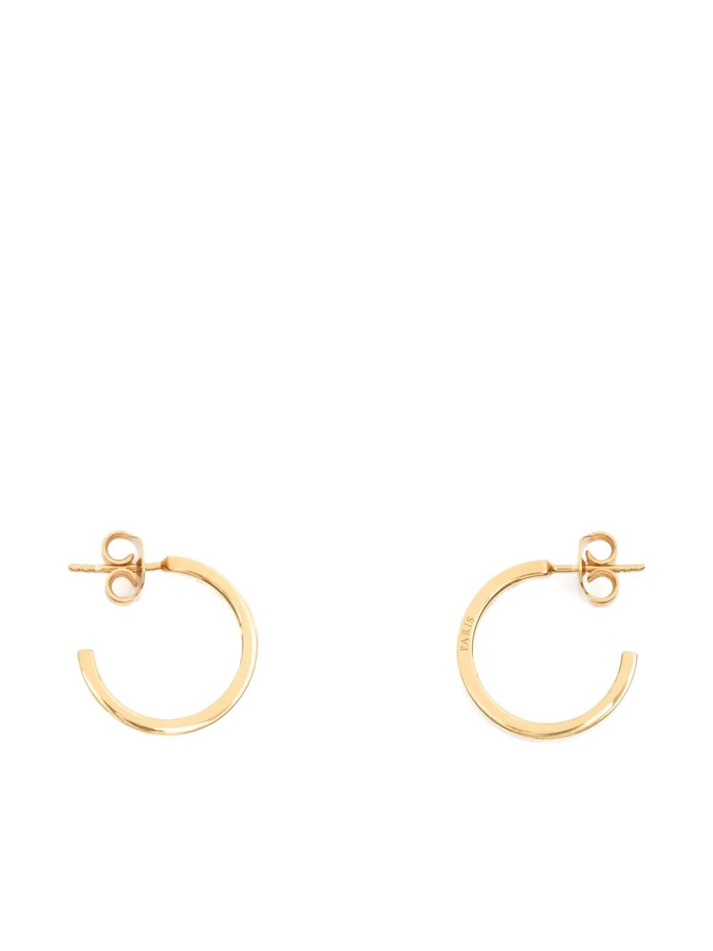  Maison Margiela Logo-reference Earrings - Gold 