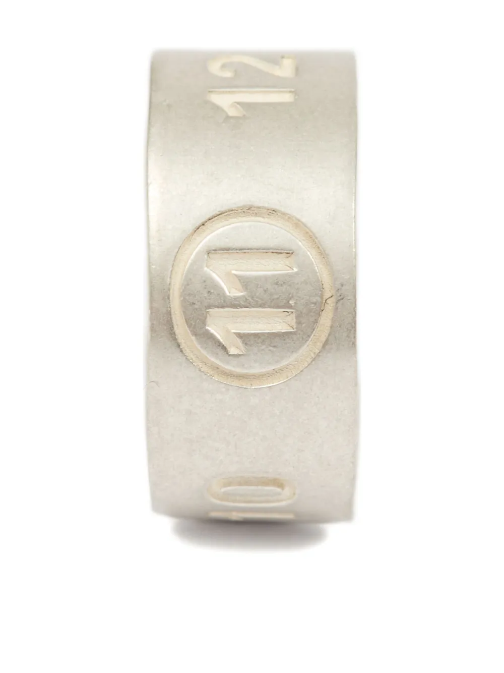 Maison Margiela number-reference Ear Cuff | Silver | FARFETCH
