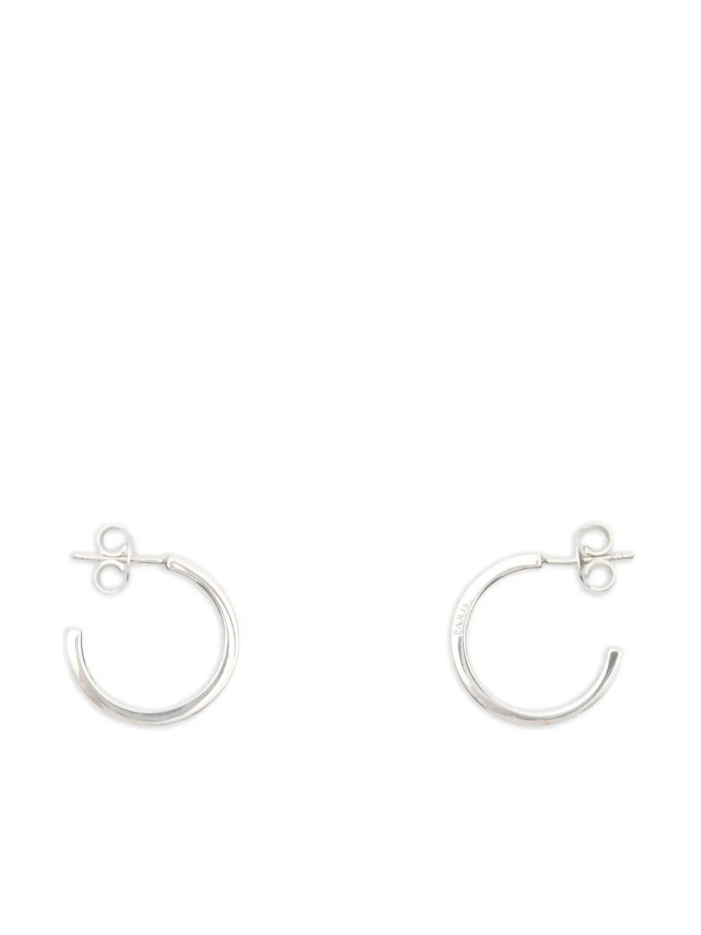  Maison Margiela Logo-reference Earrings - Silver 