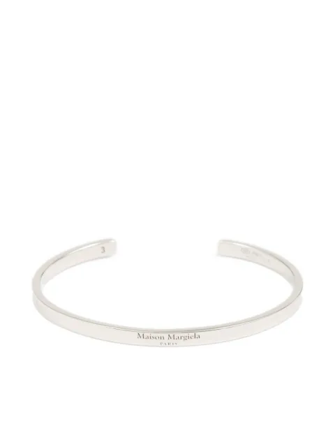 Maison Margiela logo-reference cuff bracelet