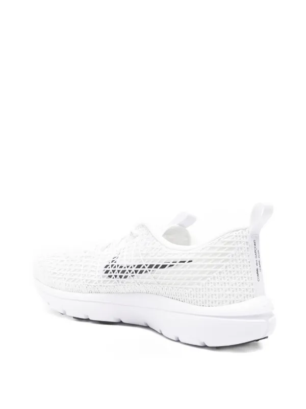 COMME des GARÇONS Nike スニーカー ホワイト Nike x Comme Des Garçons メッシュパネル スニーカー | ホワイト