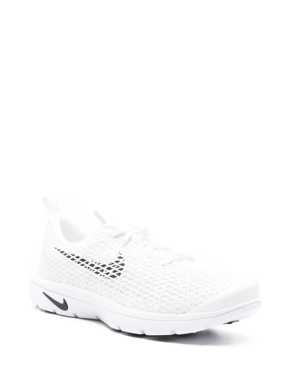 Comme des Garçons Homme Plus Sneakers met mesh vlakken Wit