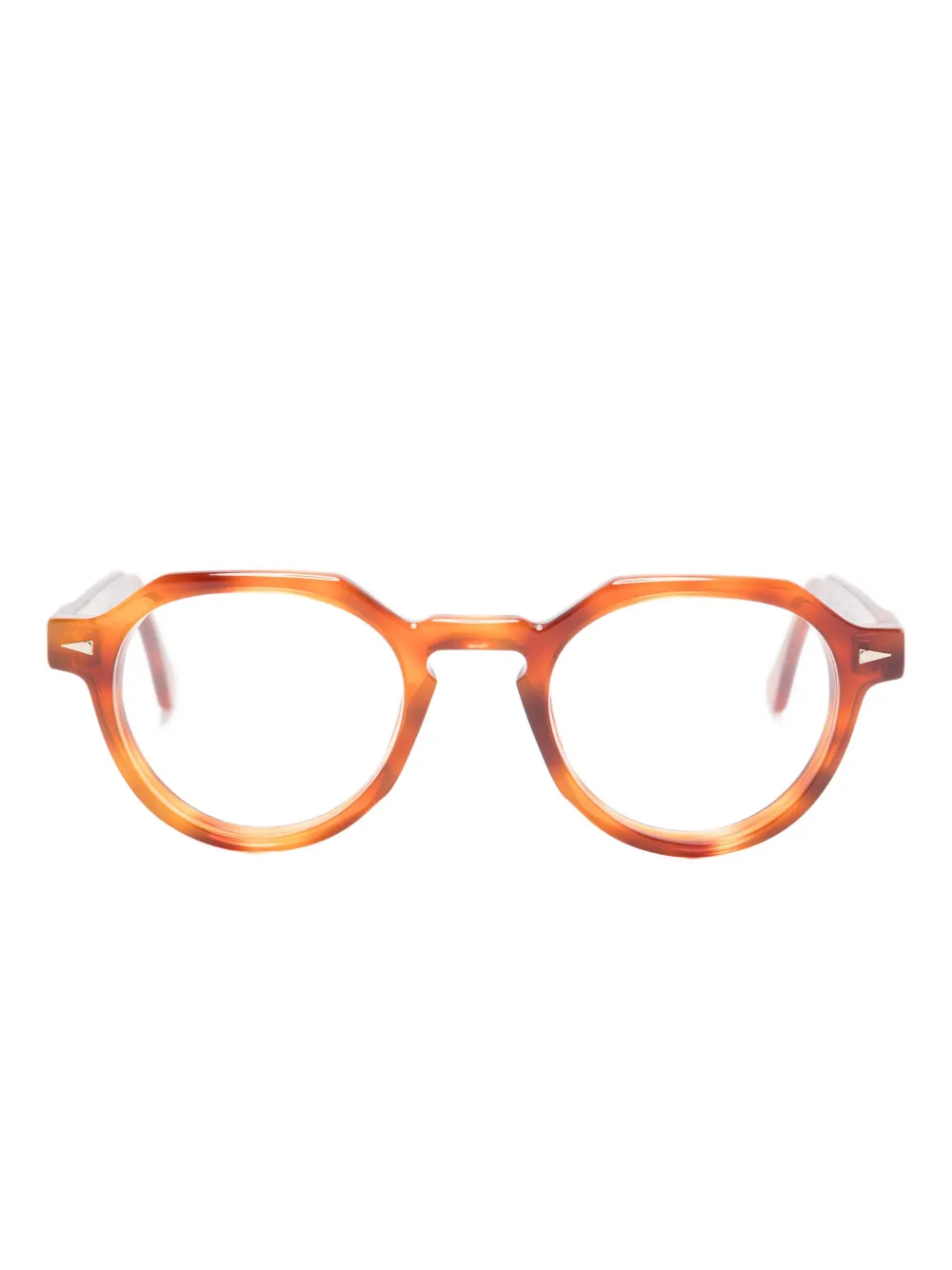 Ahlem round-frame glasses | Orange | Image 1