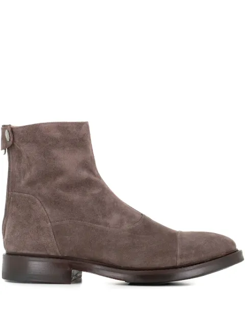 Alberto Fasciani botas de gamuza con cierre y tacón de 30mm