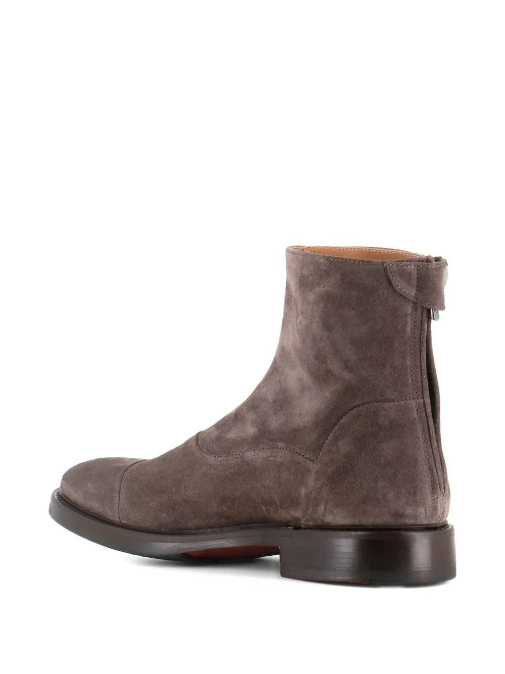 Alberto Fasciani 30mm zip-fastening suede boots Grijs
