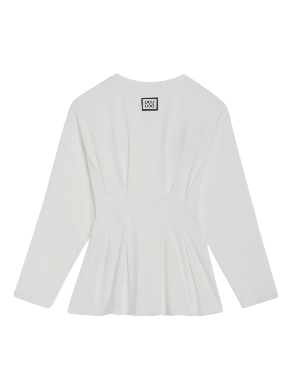 Douuod Kids Top met plooien Wit