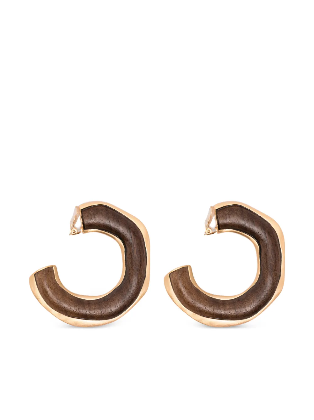 Cult Gaia Madeira earrings - Marrone