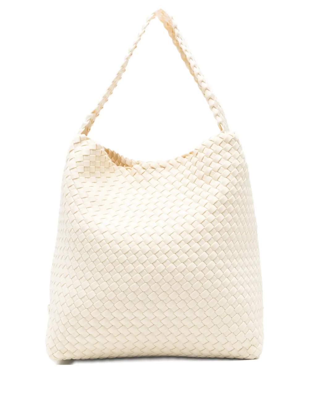 NAGHEDI medium Nomad Hobo woven tote bag | Neutrals | Image 1