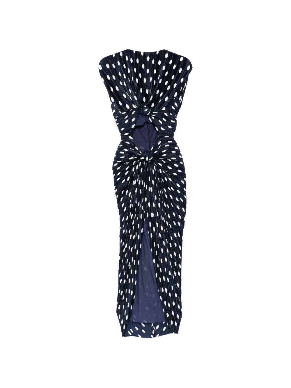 Cult Gaia Inaya polka dot-pattern midi dress - Blu
