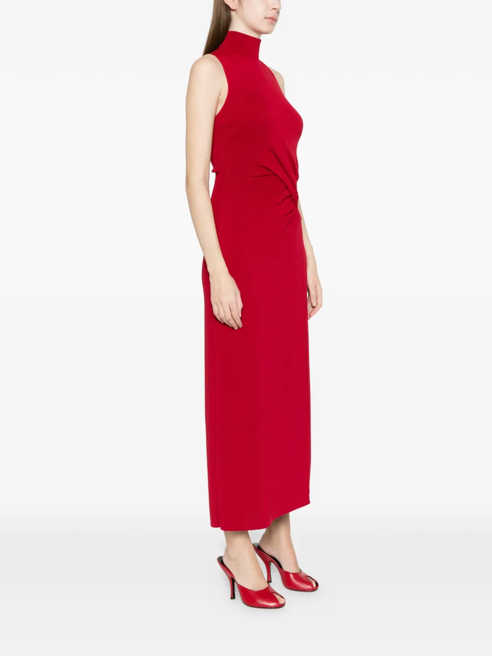 Cult Gaia Amana midi-jurk met uitgesneden details Rood