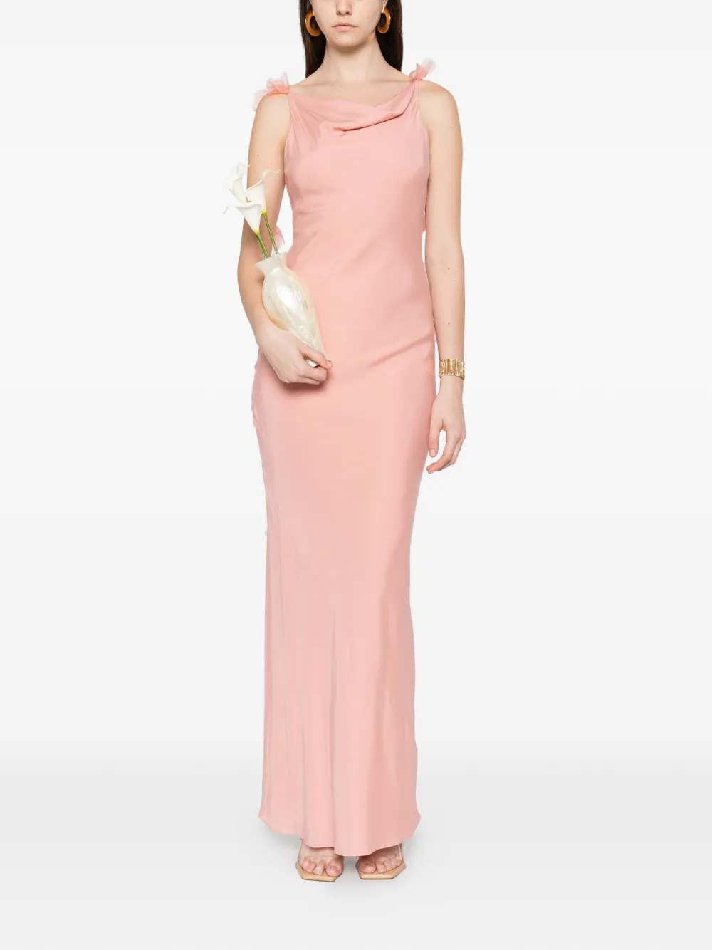Cult Gaia embellished maxi gown - Roze