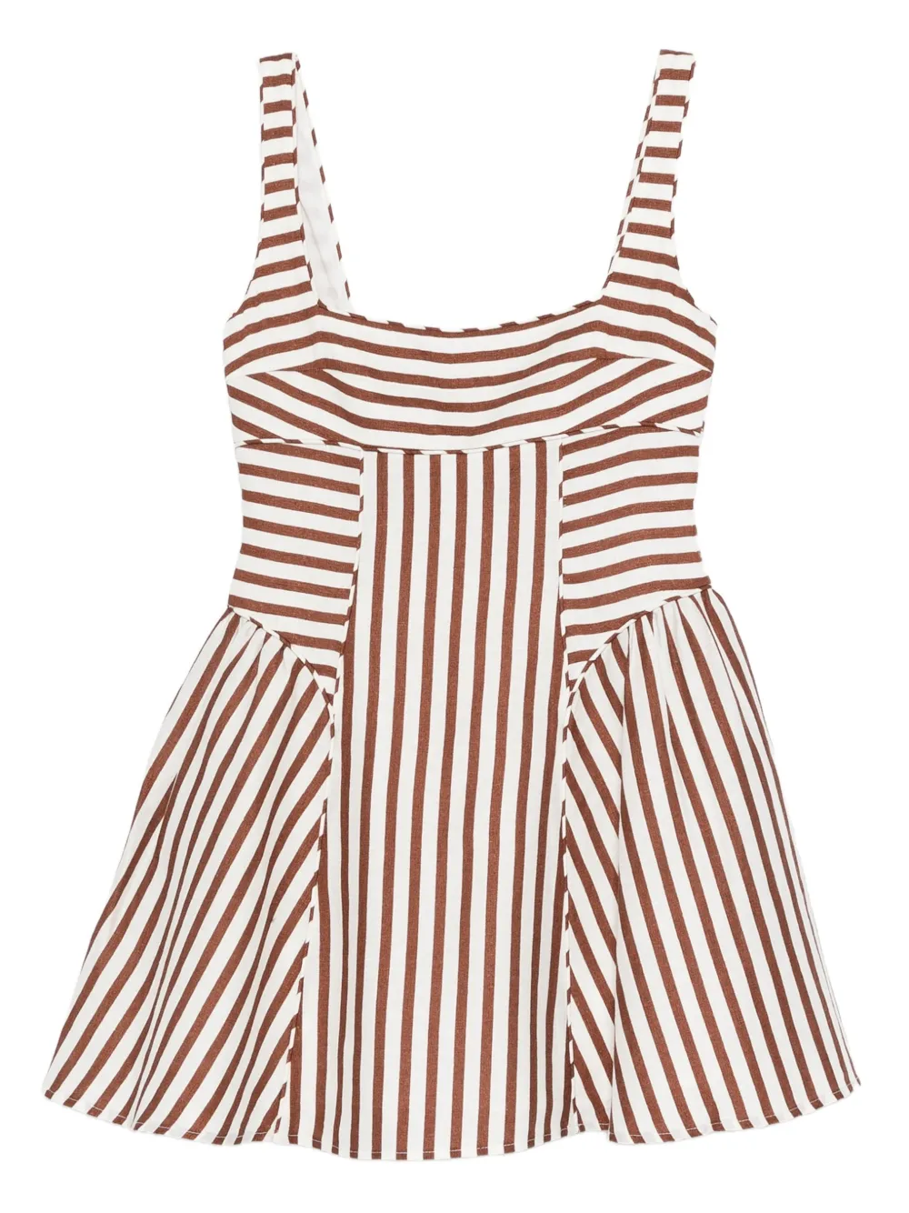 Cult Gaia striped mini dress - Bianco