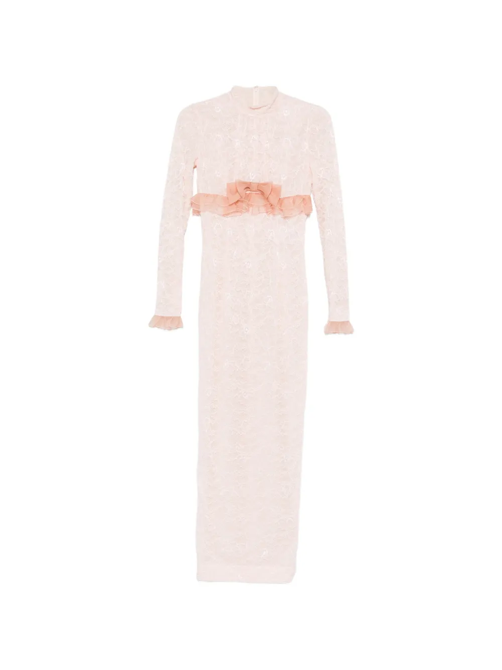 Alessandra Rich lace maxi dress - Rosa