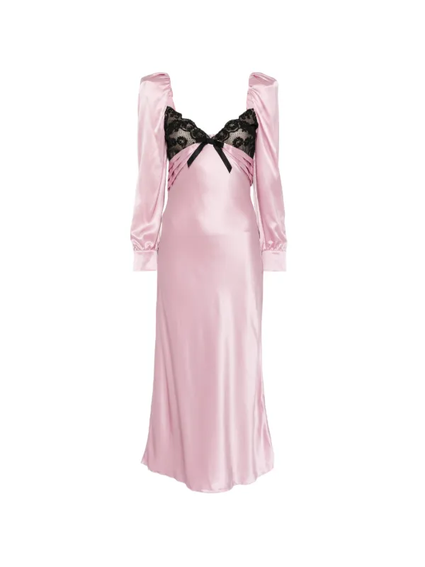 alessandra pink dress Alessandra Ruched Ruffle Gown - Pink