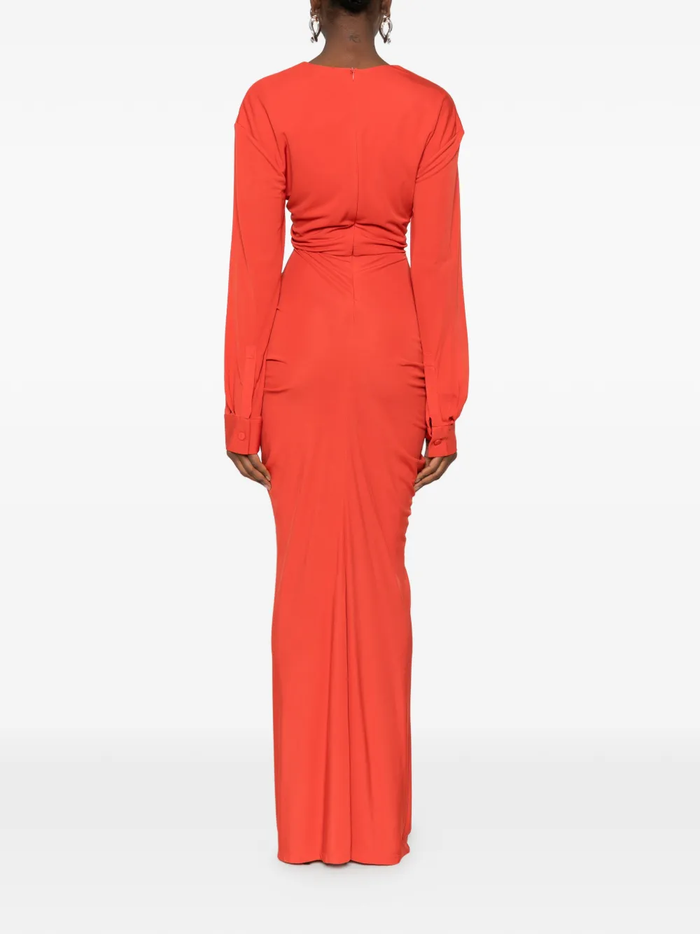 Christopher Esber Vivenda maxi-jurk Oranje