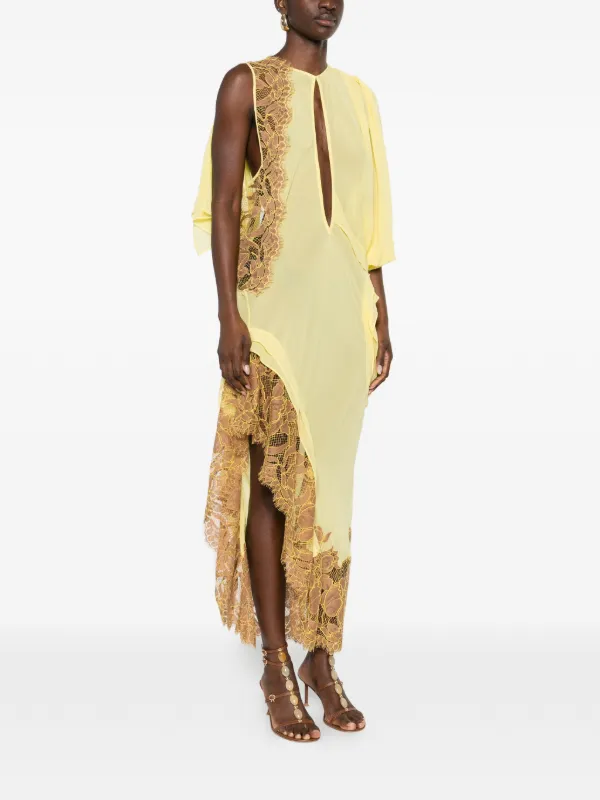 asymmetrical draped midi dress Asymmetrical Draped Stretch Satin Midi Dress In Icy Sage, Icy Sage / Regular / 6