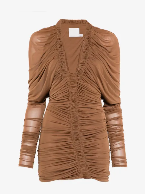 Christopher Esber Orion LS long-sleeve mini dress