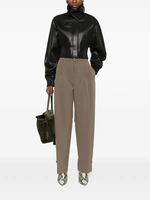 Sportmax レザージャケット | ブラック | FARFETCH JP
