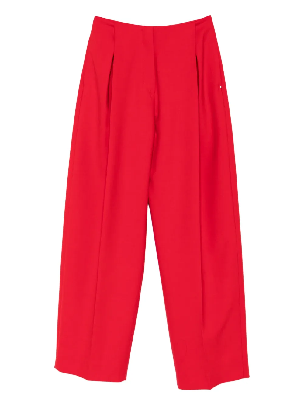 Sportmax pleated-front trousers - Rosso