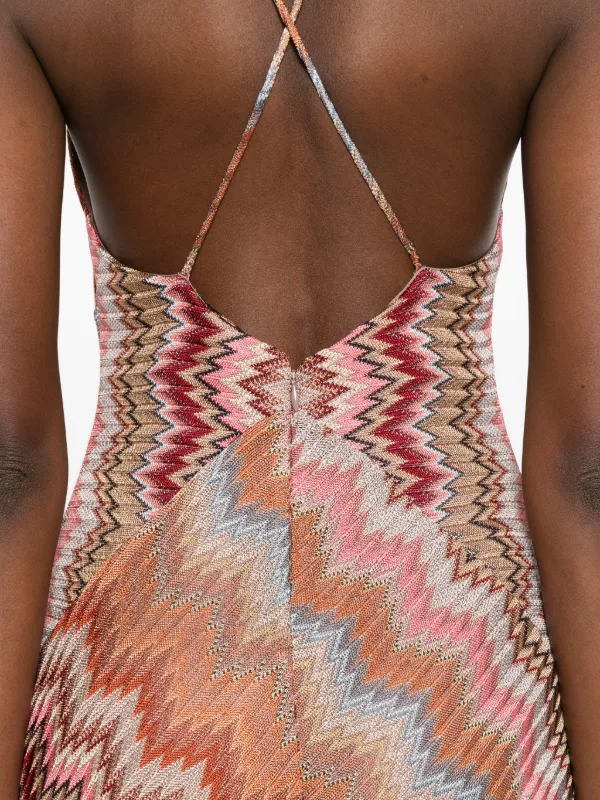 Missoni Sleeveless Maxi Dress - Brown Missoni Sleeveless Maxi Dress - Brown
