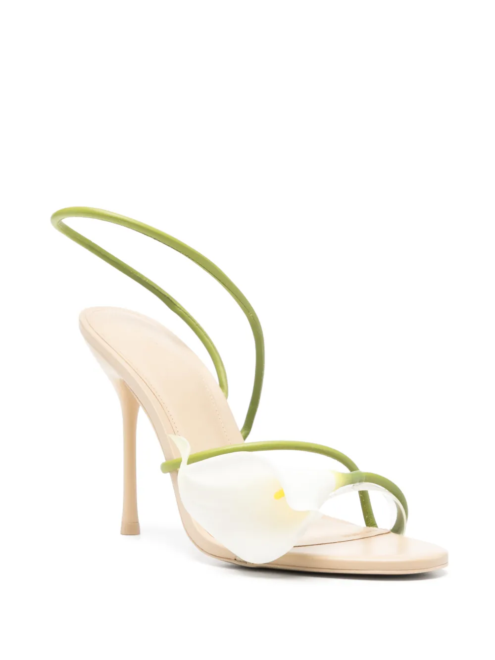 Cult Gaia 120 mm Cassidy stiletto sandalen Groen
