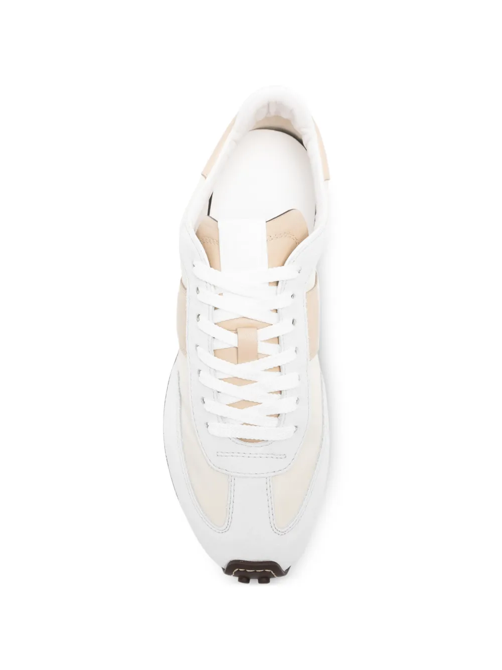 Tod's round-toe lace-up sneakers Beige