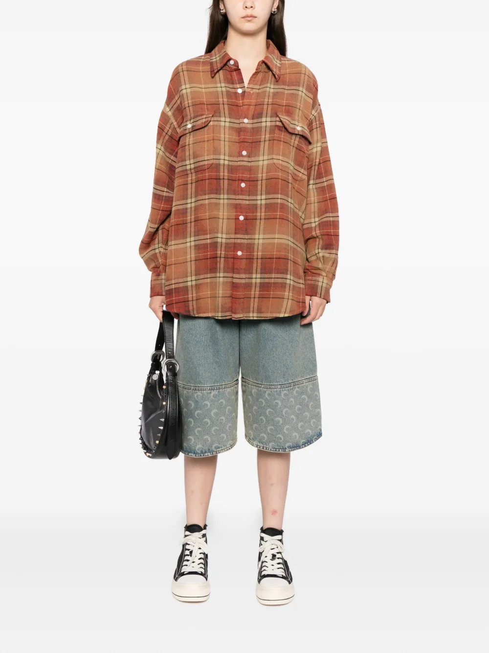 R13 Boyfriend shirt - Rood
