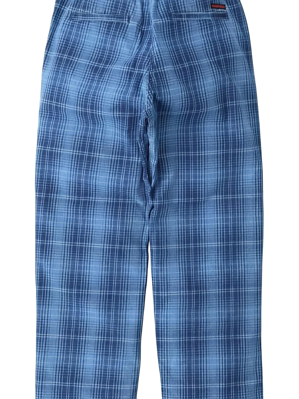 Gramicci checked pants - Blauw