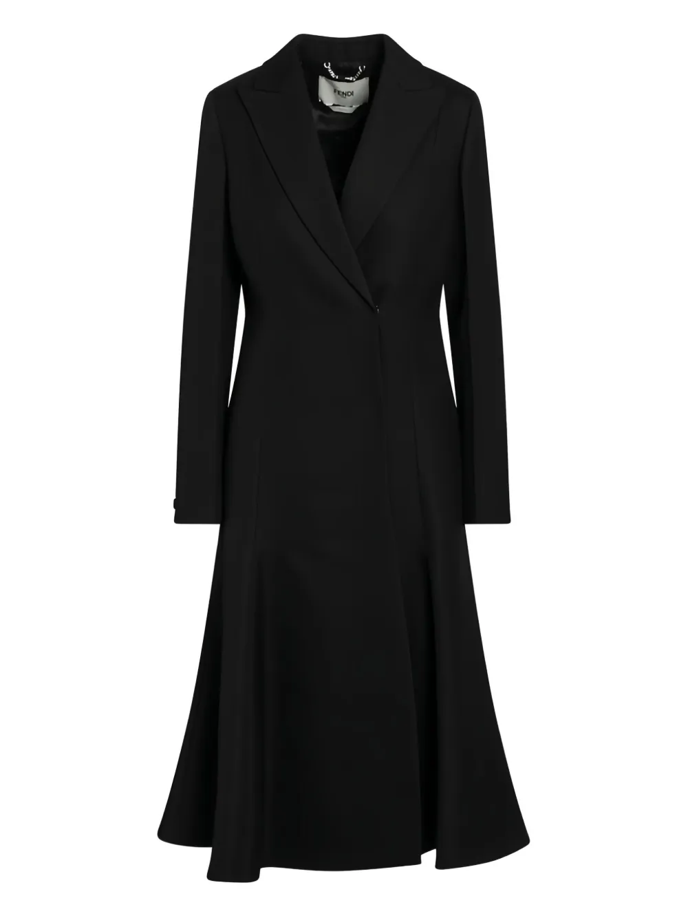 FENDI abrigo con doble botonadura | negro | Image 1